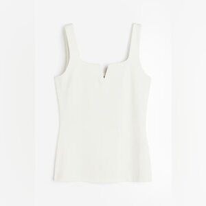 Boned V-Cut Tank Top
